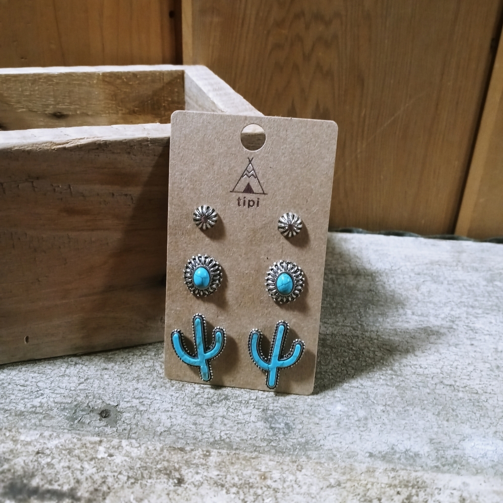 NWT Set of Three Earrings - Picture 2 of 3
